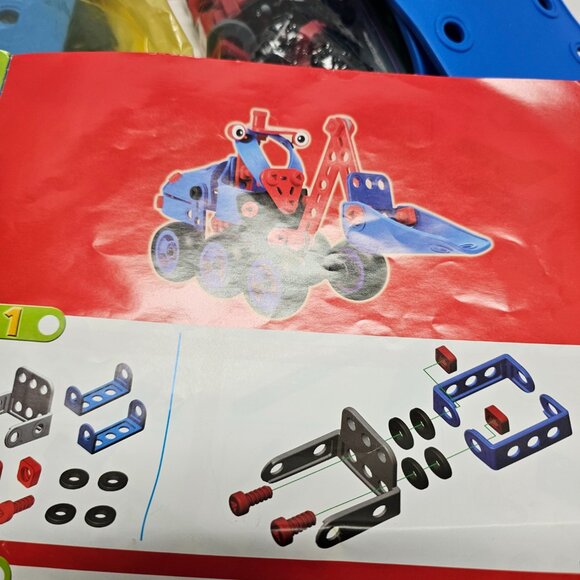 Meccano Multi Models 8180 Build & Play Train Robot Car Helicopter Airplane 5-8 - Picture 14 of 16